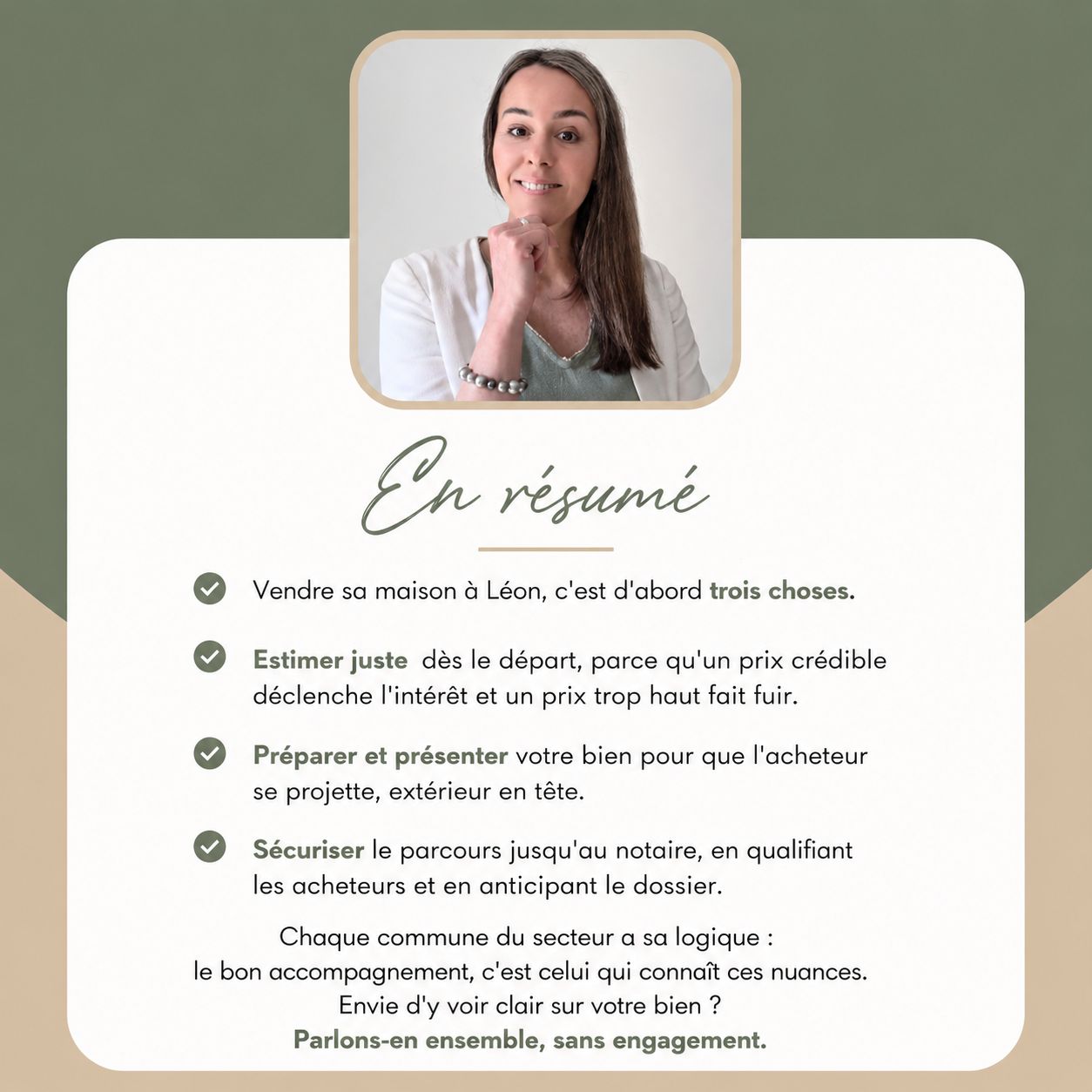 Infographie : vendre sa maison à Léon